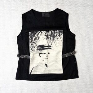 Yuxi Couture euro subversive belted audrey hepburn top